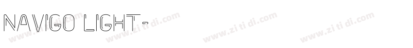Navigo Light字体转换